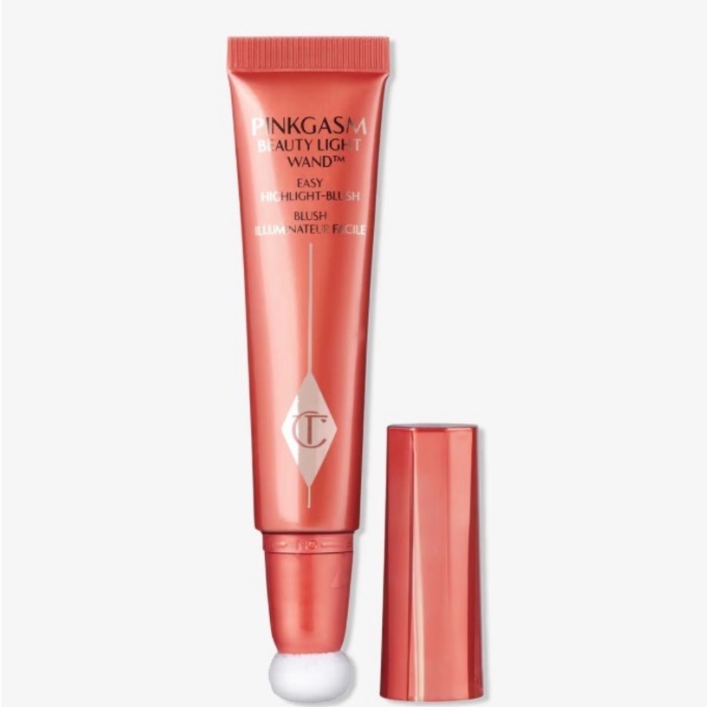 Charlotte Tilbury Hollywood Beauty Light Wand Pinkasm Sunset Highlight/Blush 2pc